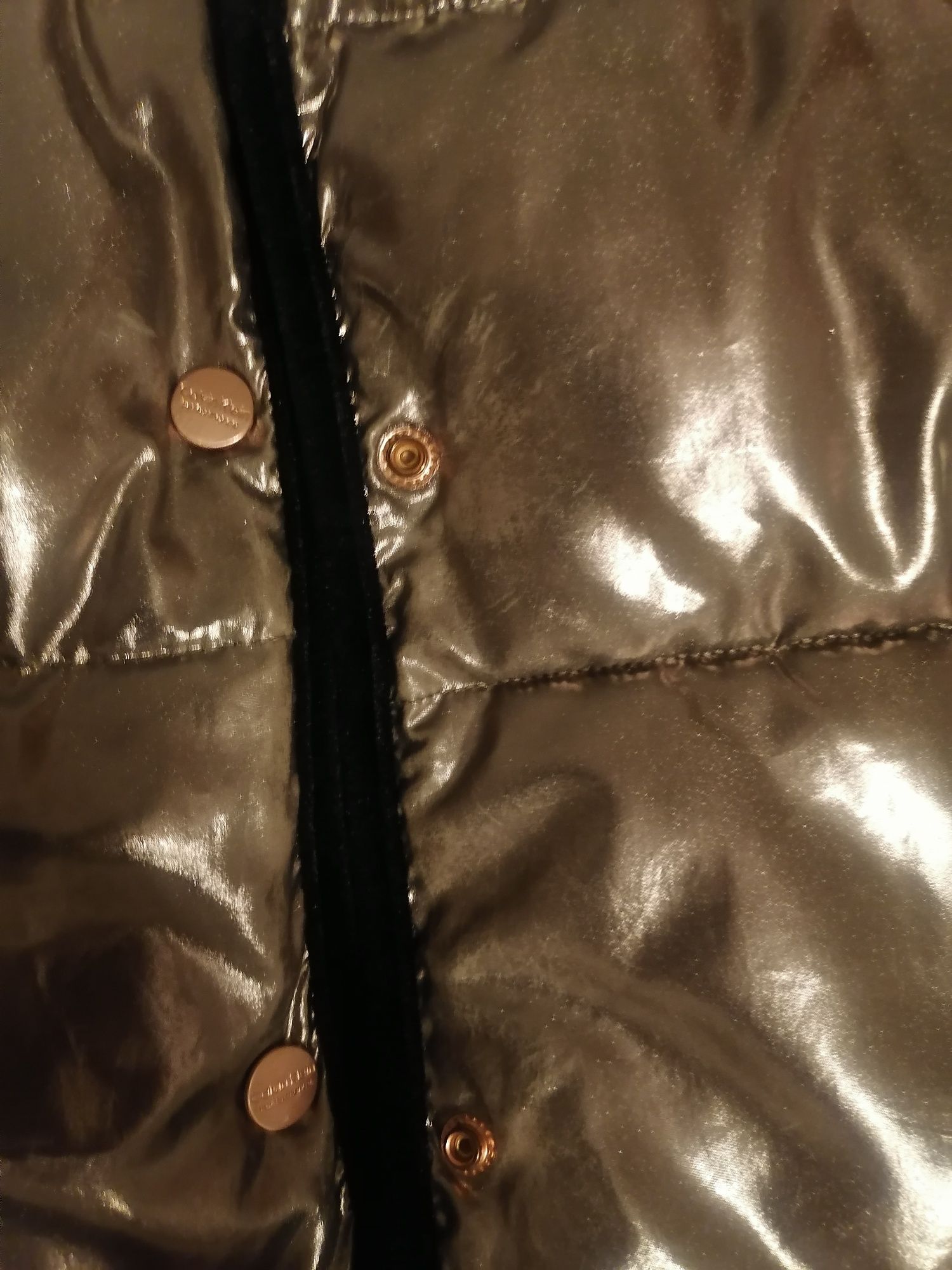 Bezrękawnik Calvin Klein Performance Metallic Gold