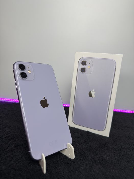 iPhone 11|Purple|100%|128GB|Bardzo Dobry|Pełen Zestaw