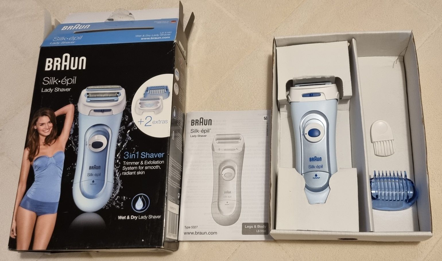 Depiladora de Corte e Aparador Braun Silk-épil LS5160