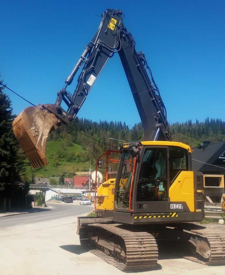 Volvo ECR 145 Long koparka pług cat liebherr dossan 2019