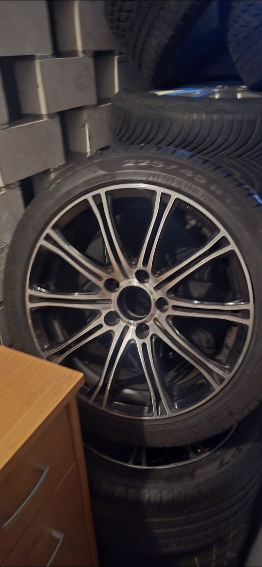 Felgi 17” + opony letnie Pirelli 225/45 i 245/40 R17