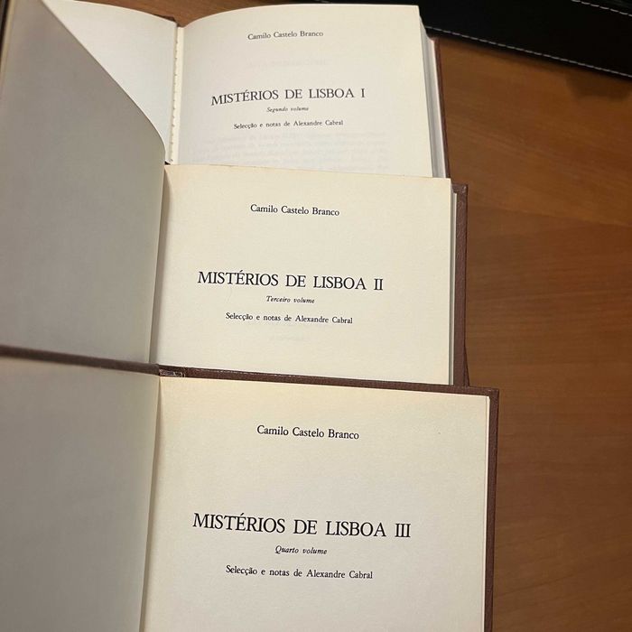 Camilo Castelo Branco - Mistérios de Lisboa (3 volumes, completo)