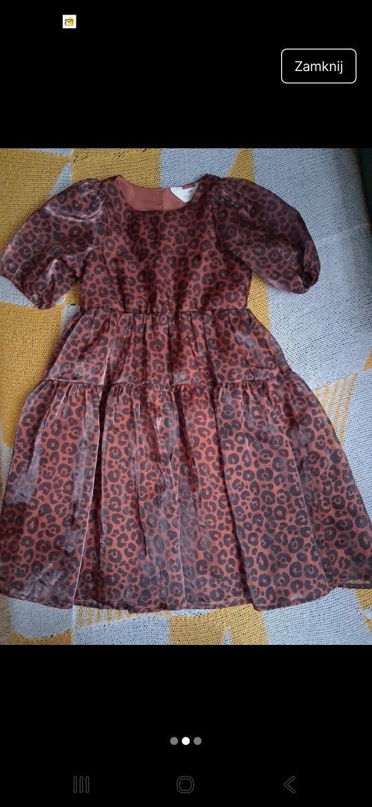 Sukienka H&M dla dziewczynki 110