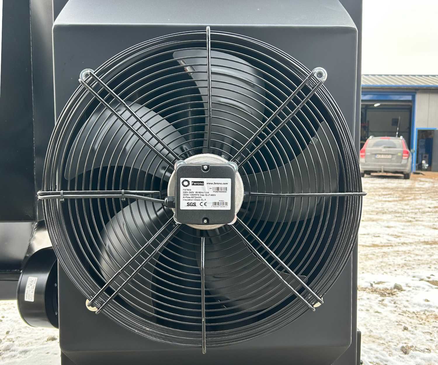 piec do ogrzewania rozsad, do tunelu, szklarni 100kW