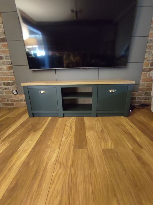 Meble do salonu witryna + szafka tv