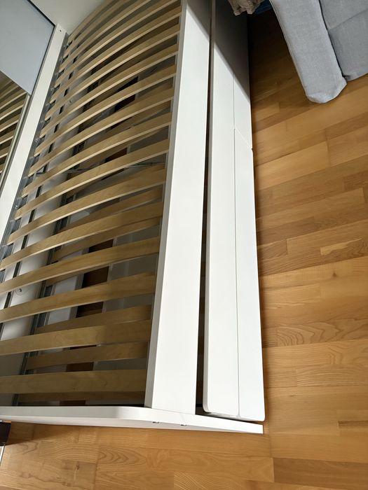 Stelaż łóżka podwojny z szufladami Ikea