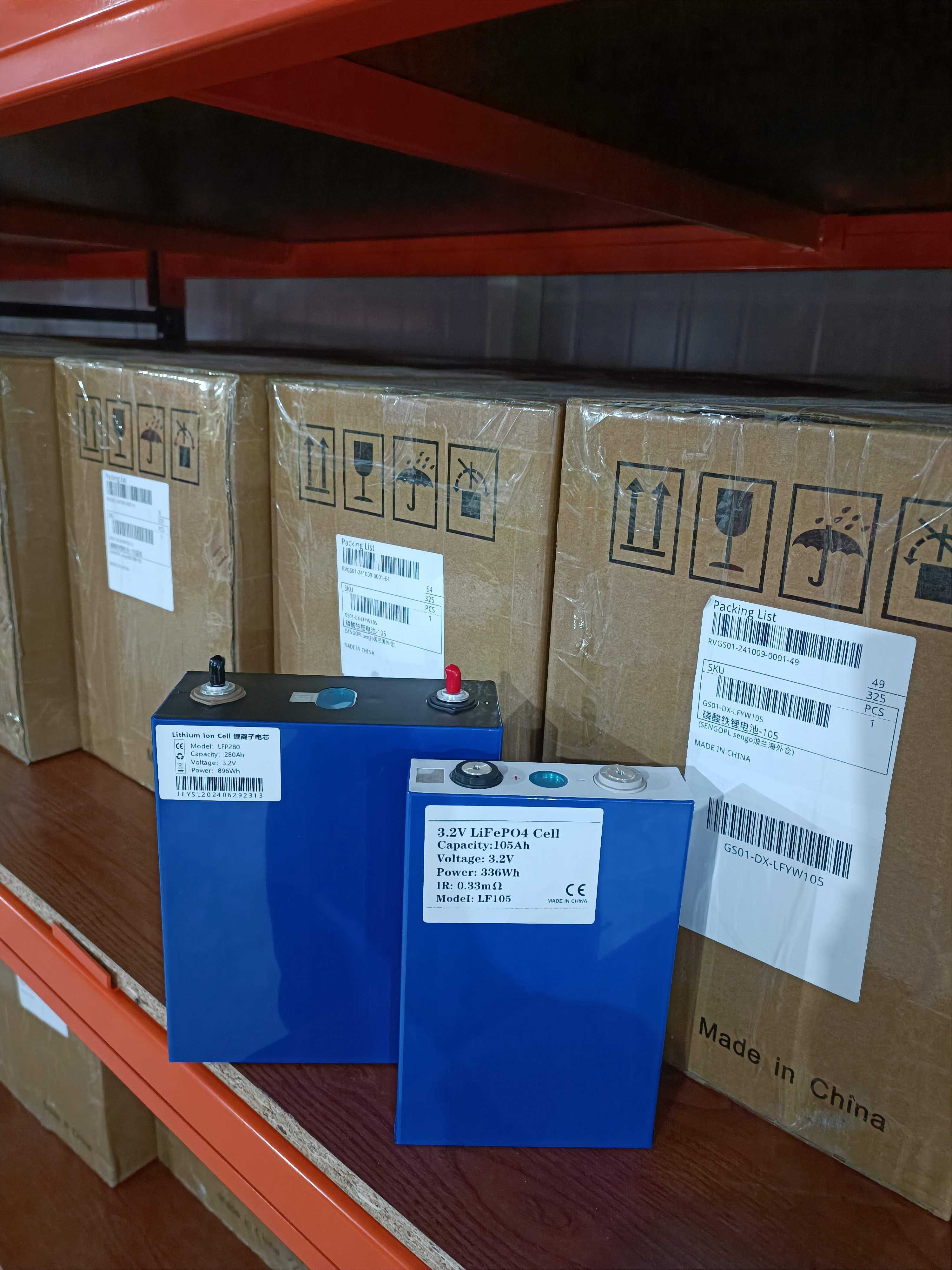 Комірки EVE 105Ah LiFePo4 Grade A