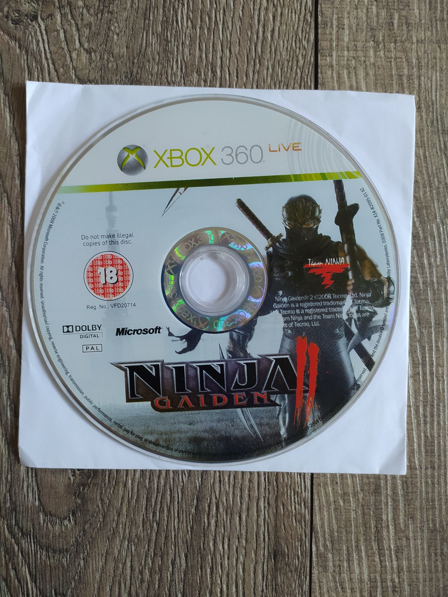 Gra Xbox 360 Ninja Gaiden II Wysyłka