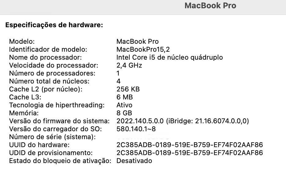 Óptimo MacBook Pro 13” 2019