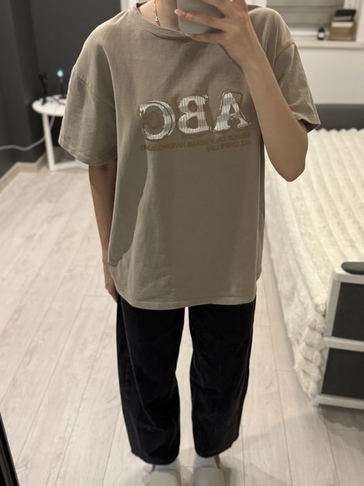 Футболка ABC, оверсайз