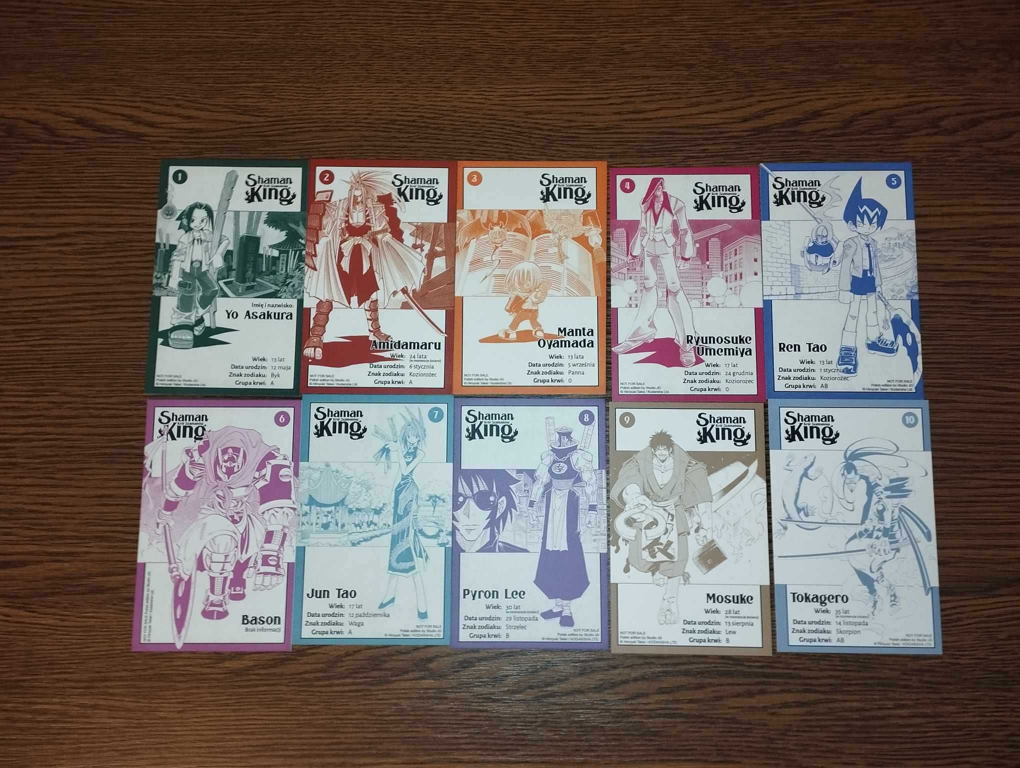 Shaman King (Król Szamanów) - tom 1-10