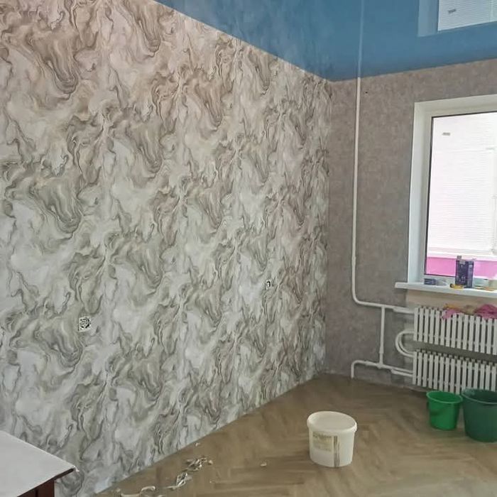 Ремонт поклейка шпалер