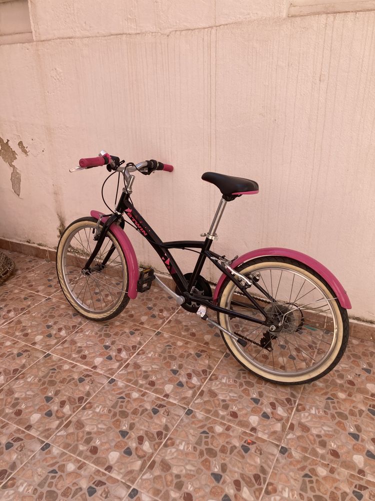 Bicicleta criança btwin rosa