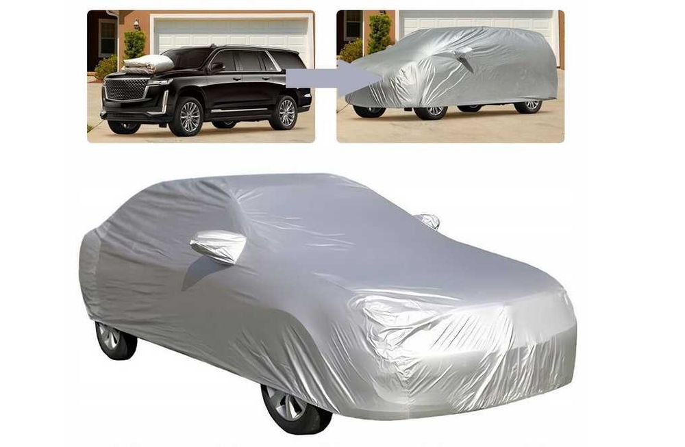 Duży Pokrowiec na Samochód Filtr UV -40+90 Stopni 580x175x120
