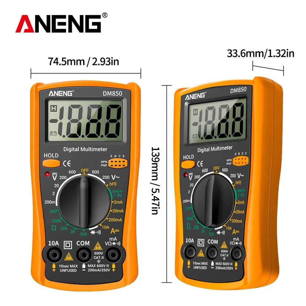 Multímetro Digital AC/DC Votage Tester DM850 Vermelha