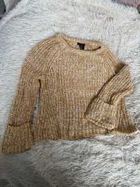 Sweterek musztardowy H&M