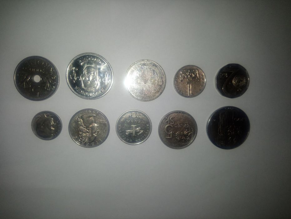 монети колекційні вінтажні
