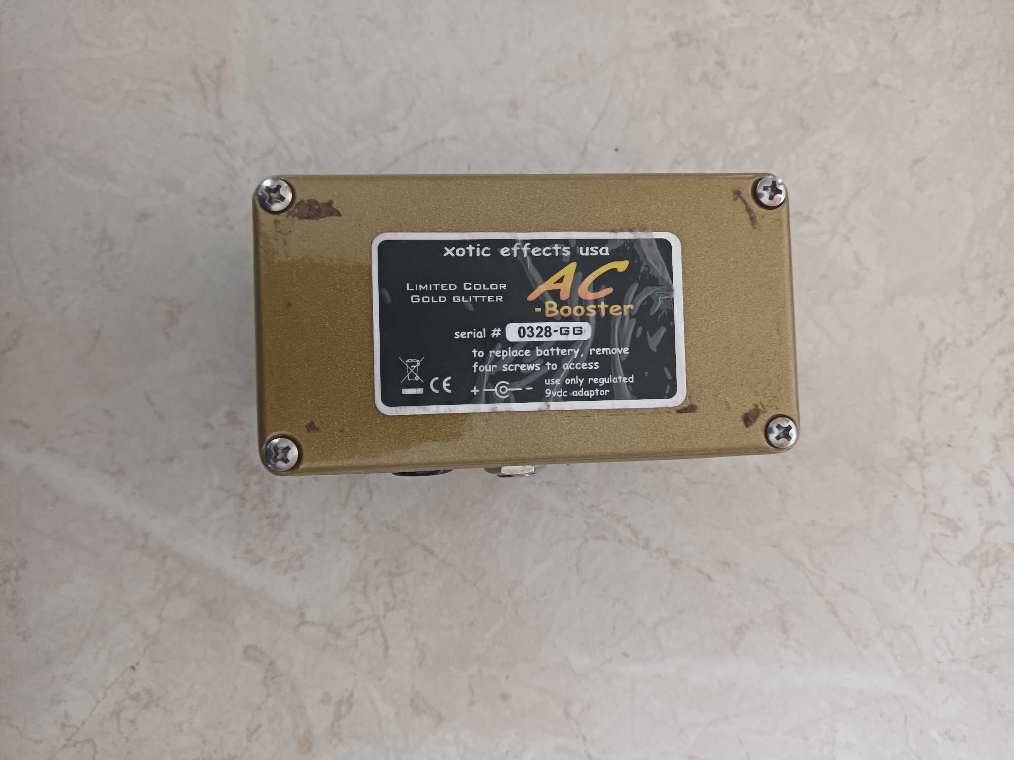 Xotic AC Booster Gold Limited Edition efekt overdrive RARYTAS!