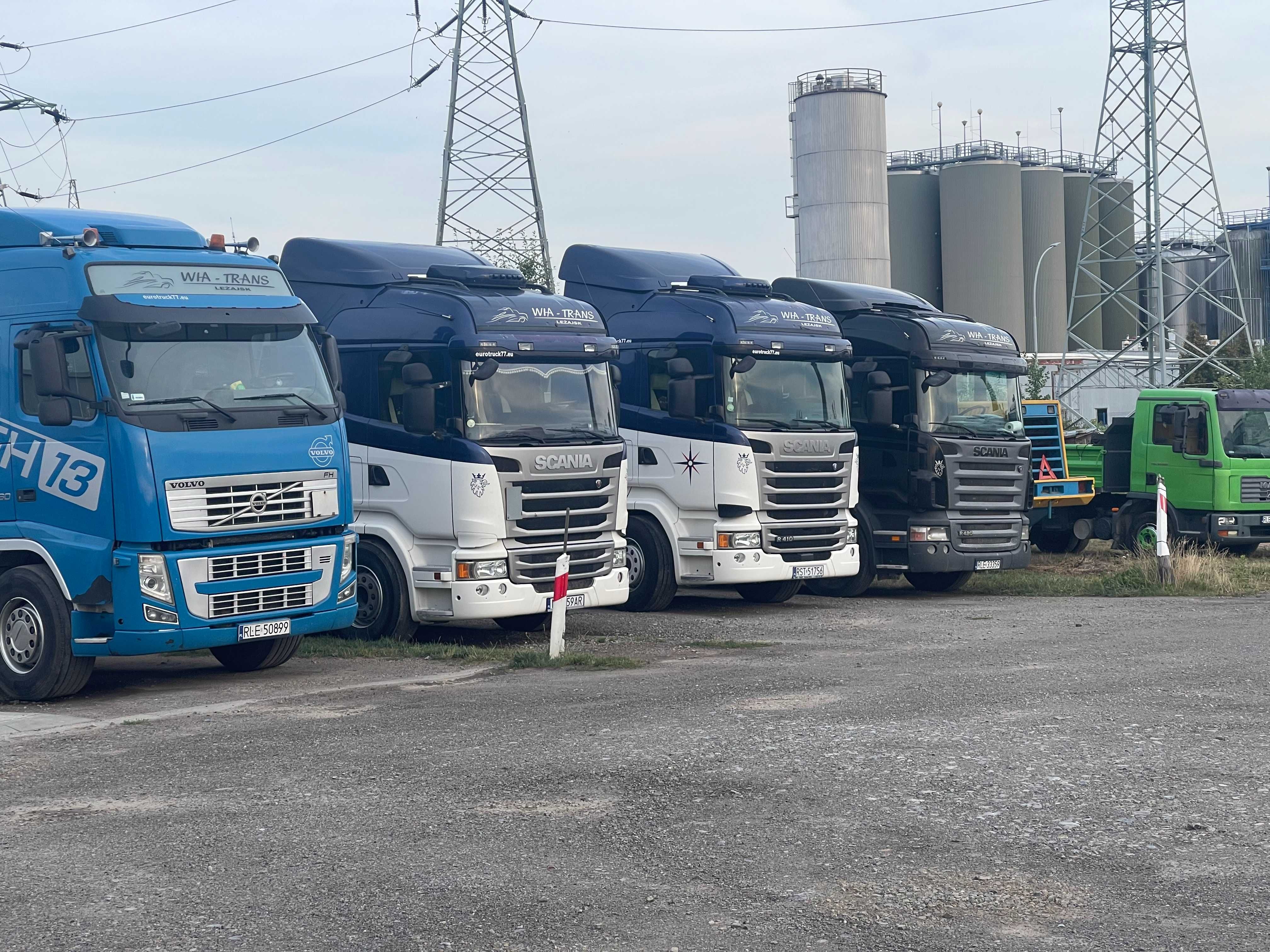 Wapno - magnezowe, węglanowe, kreda z transportem