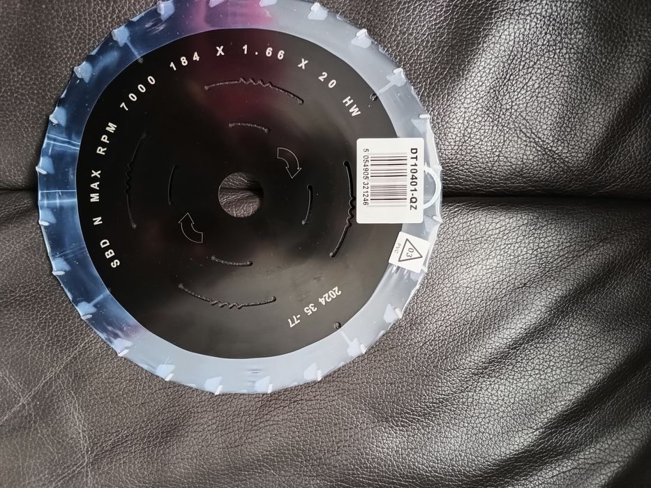 Набір відрізних дисків 184x20м(16мм) 24T Dewalt DT10401-QZ