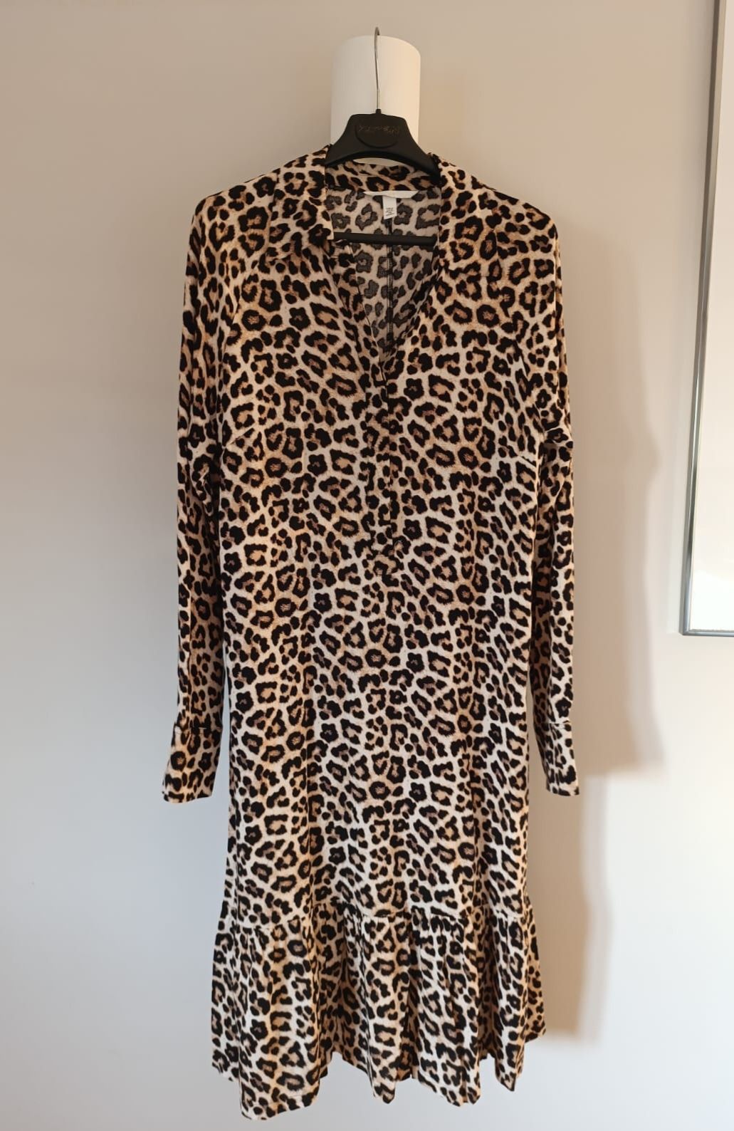 Sukienka codzienna panterka H&M r. 34