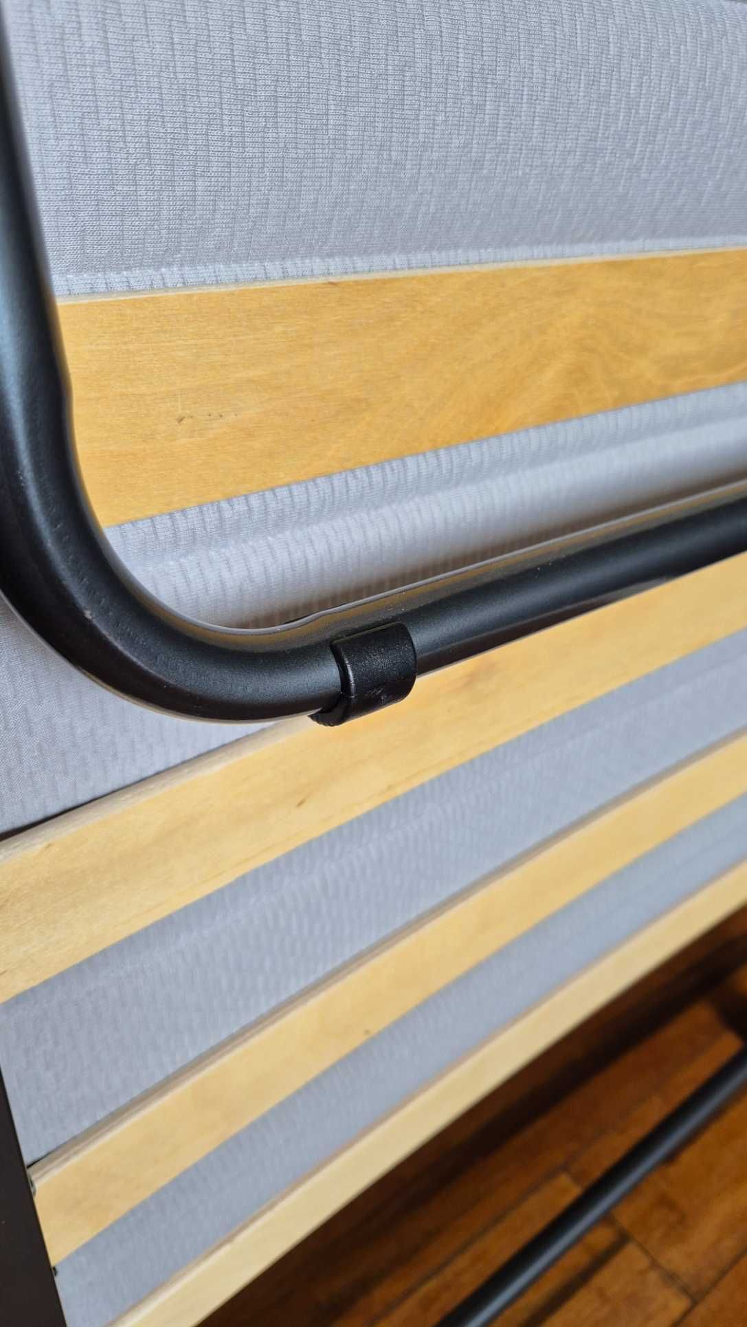 Łóżko składane gościnne Jysk SYDALS 80x200cm jasnoszary