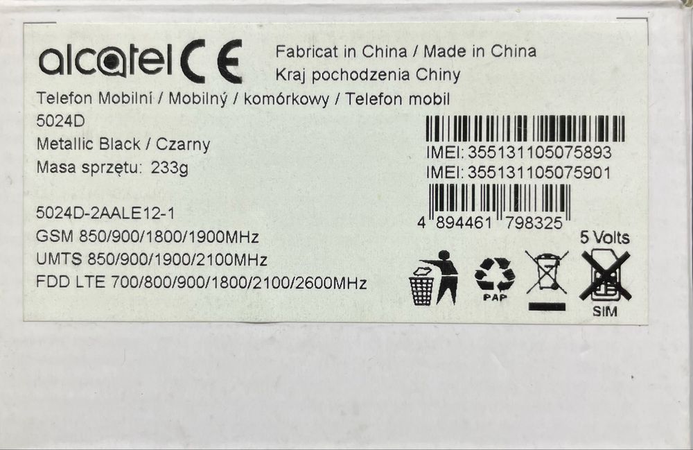 Alcatel 1 S 5024D
