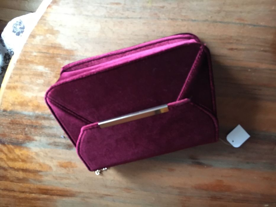 Сумочка клач замшева жіноча