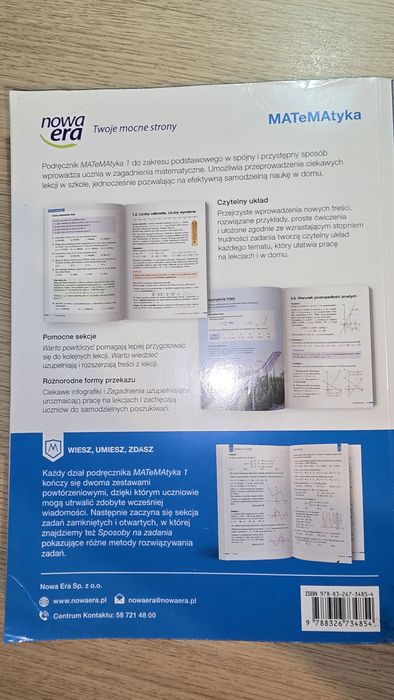 Matematyka klasa 1 Nowa Era