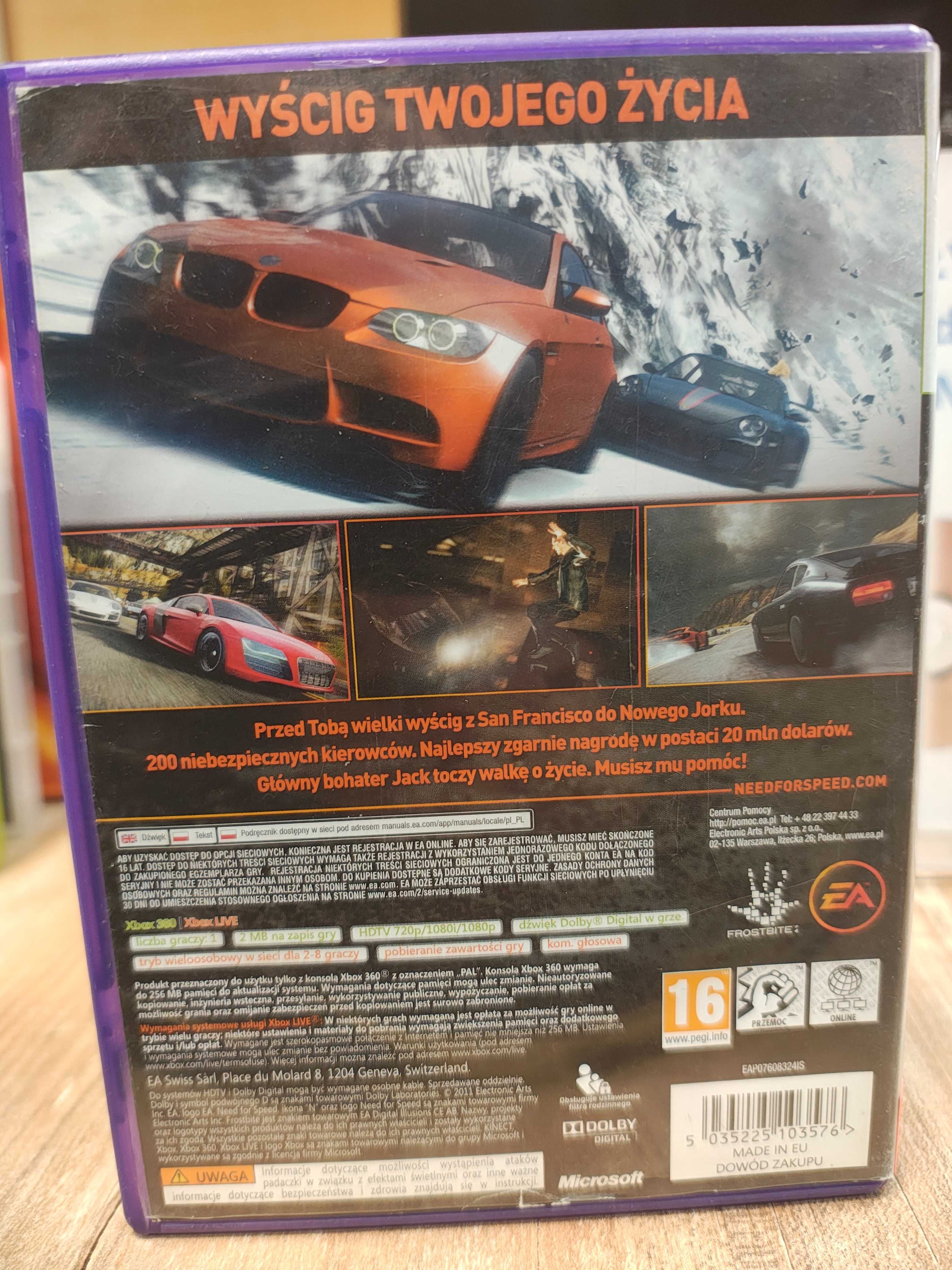Need for Speed: The Run XBOX 360, SklepRetroWWA