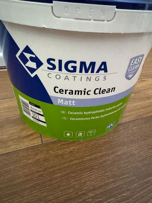 Okazja Farba szorowalna sigma ceramic clean 2x 10 l