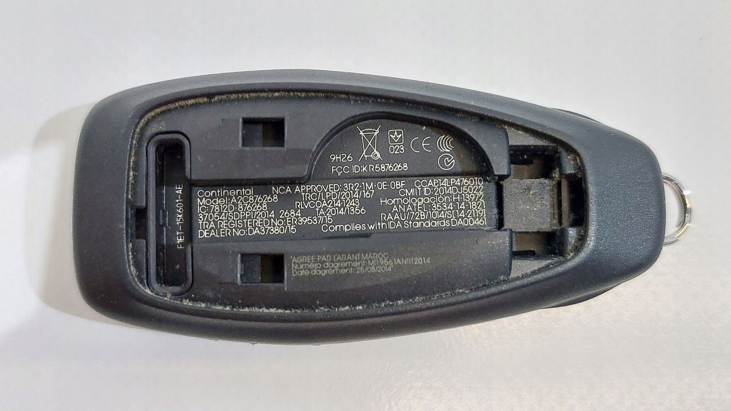 KLUCZYK PILOT GROT FORD KUGA FOCUS C-MAX ECOSPORT F1ET-15K601-AE