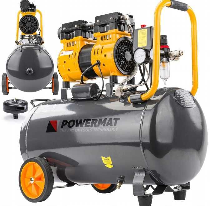 Kompresor bezolejowy 50l sprężarka 8 BAR 290l/min 230V PM1284