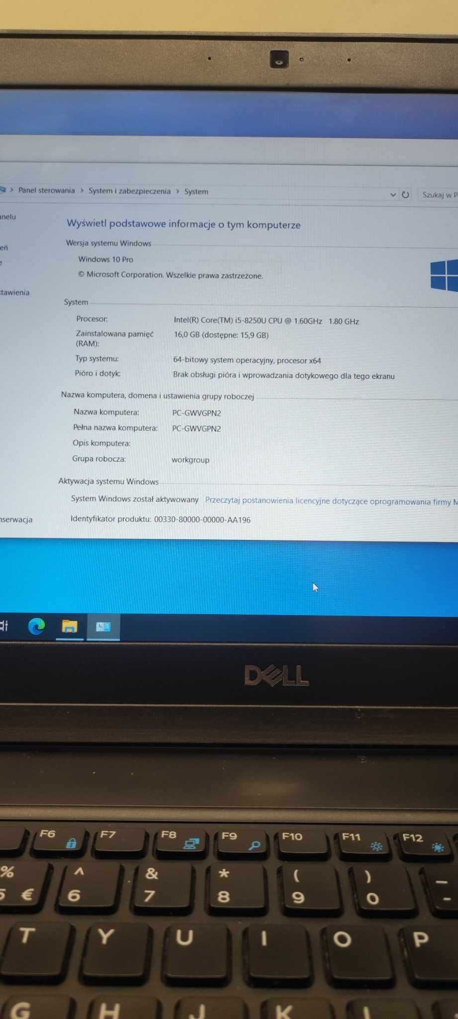 Laptop Dell Latitude 5590 15,6 " Intel Core i5 16 GB / 256 GB