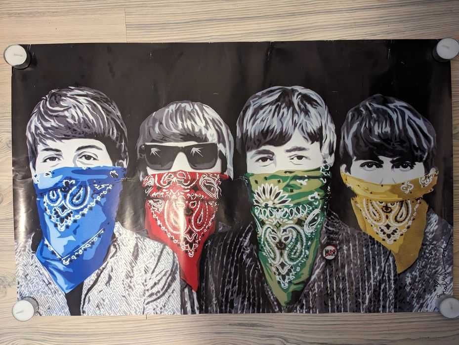 Mr brainwash plakat, poster, LIFE IS BEAUTIFUL QUEEN ELIZABETH