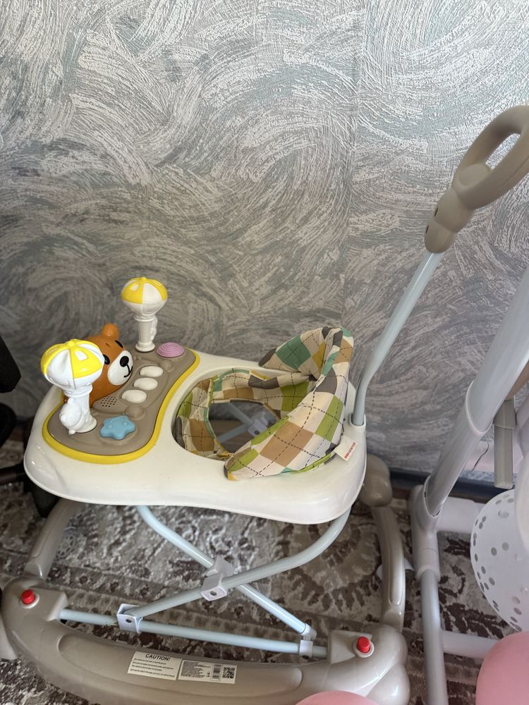 Ходунки дитячі з батьківською ручкою