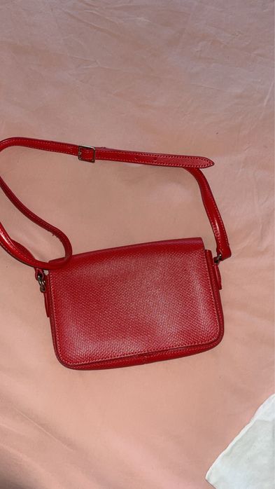 Mala vermelha da lacoste