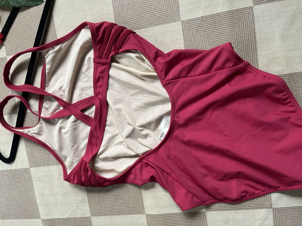 Adidas kostium kąpielowy strój jednoczęściowy różowy M/L