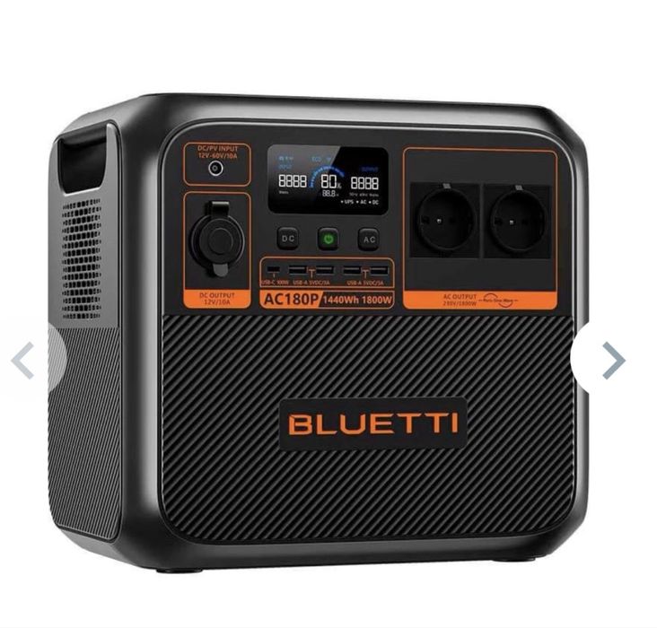 Зарядна станція BLUETTI AC180P. Portable Power Station 1800W. Germany