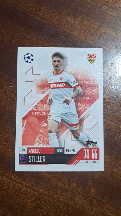 Cartas da coleção Match Attax da Topps 2024/2025 Angelo Stiller