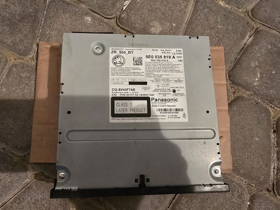 Radio Bolero Skoda Octavia 3