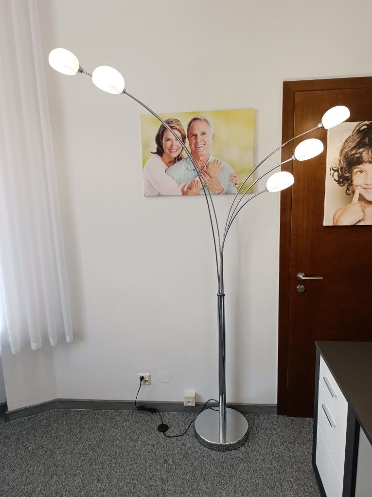 Nowoczesna Designerska Pięciopunktowa lampa podłogowa VENTI-S.AGATA