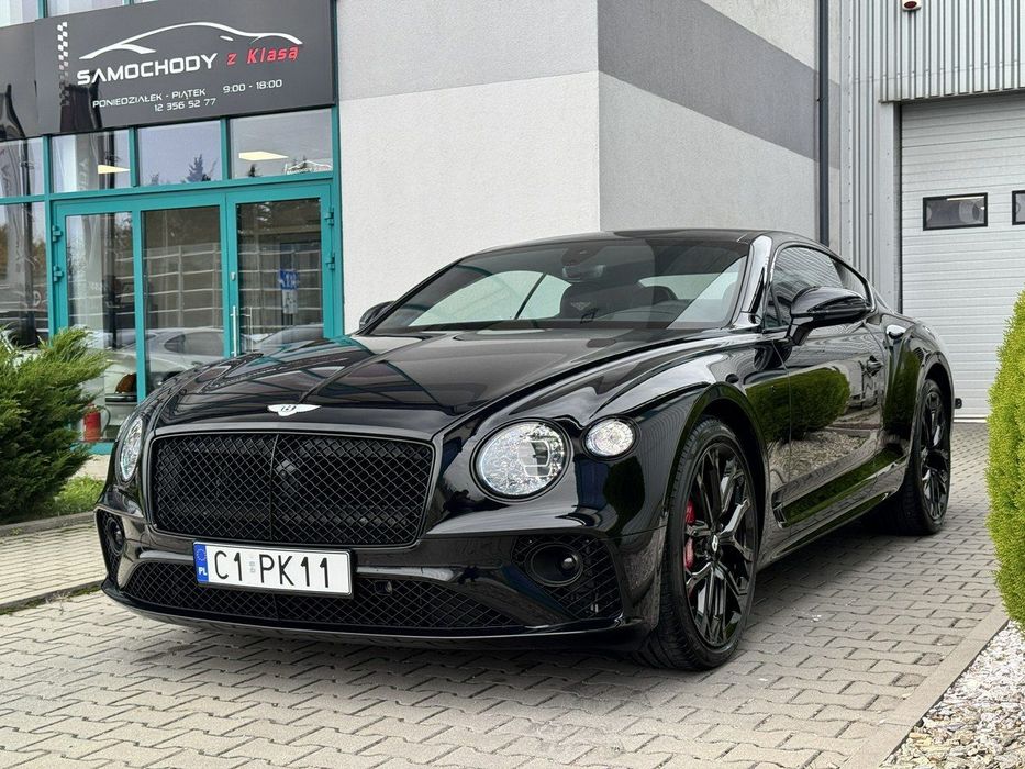 Bentley Continental GT V8 S 550KM. Pierwszy właściciel. Noktowizor, Masaż, Naim. FV 23%.