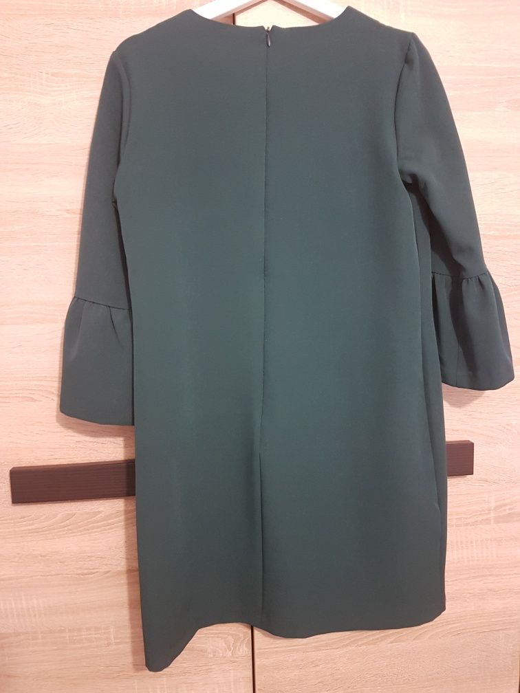 Sukienka Reserved r. 38 zieleń butelkowa