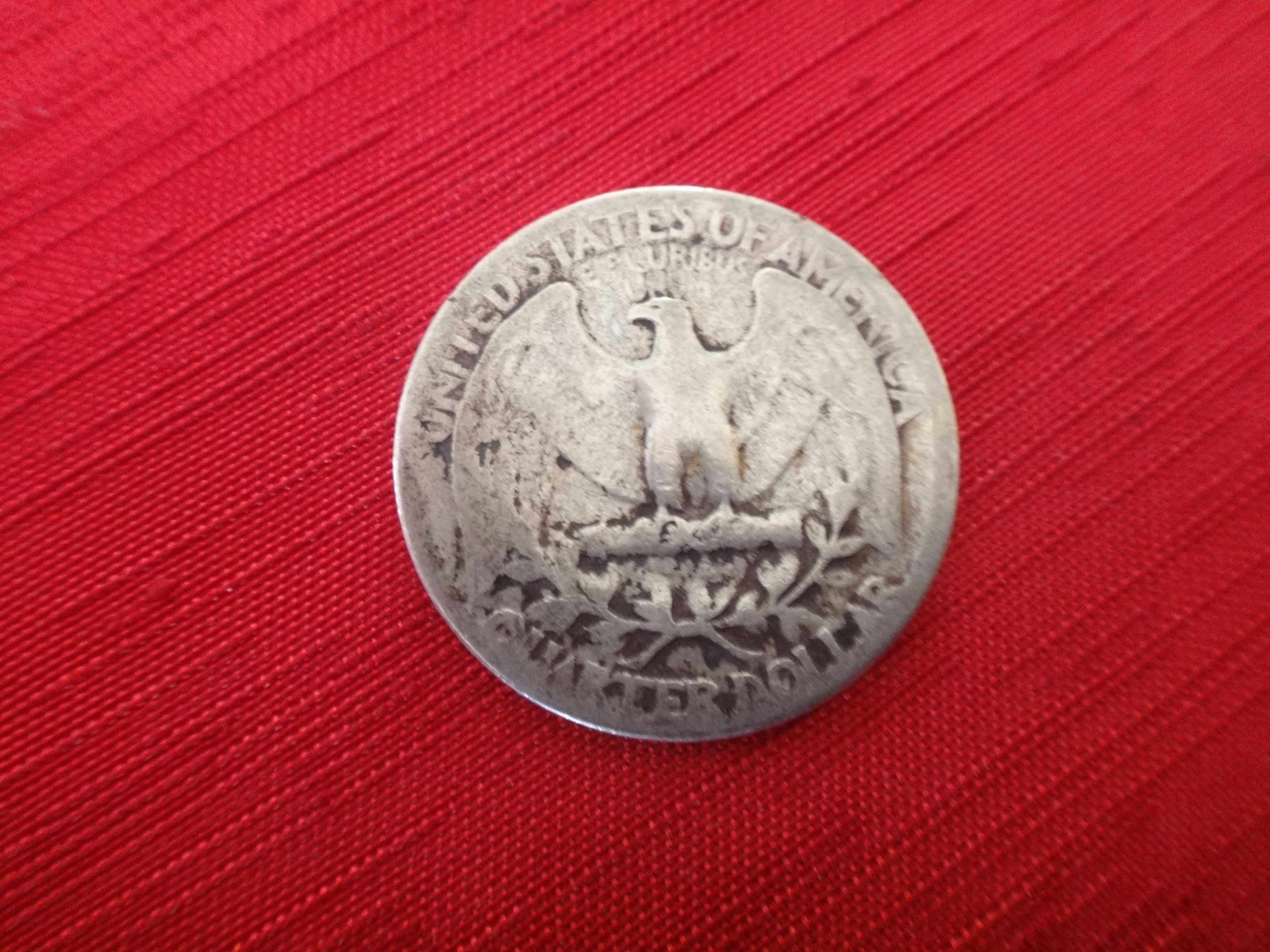 USA - 25 centów Quarter Dollar liberty 1940 r. - srebro