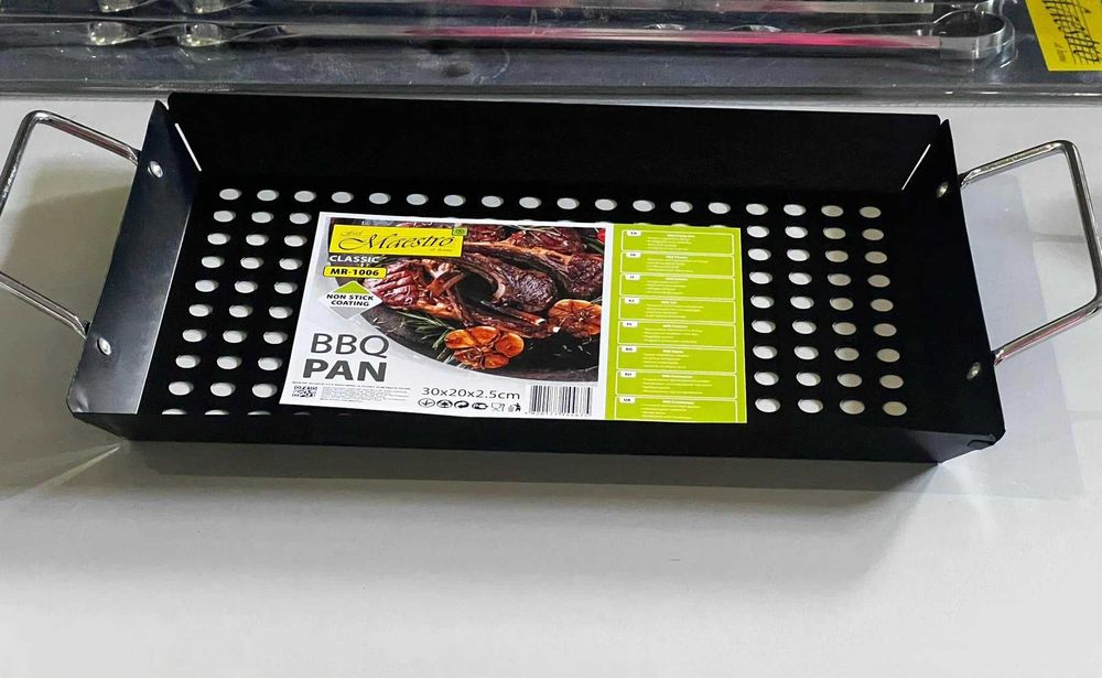 Решітка миска-гриль для мангала барбекю середнього розміру 20х30 см