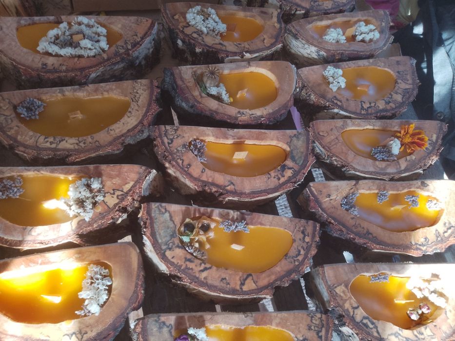 Дерев'яні свічки