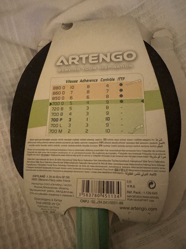 Artengo 700 rakietka do tenisa stołowego