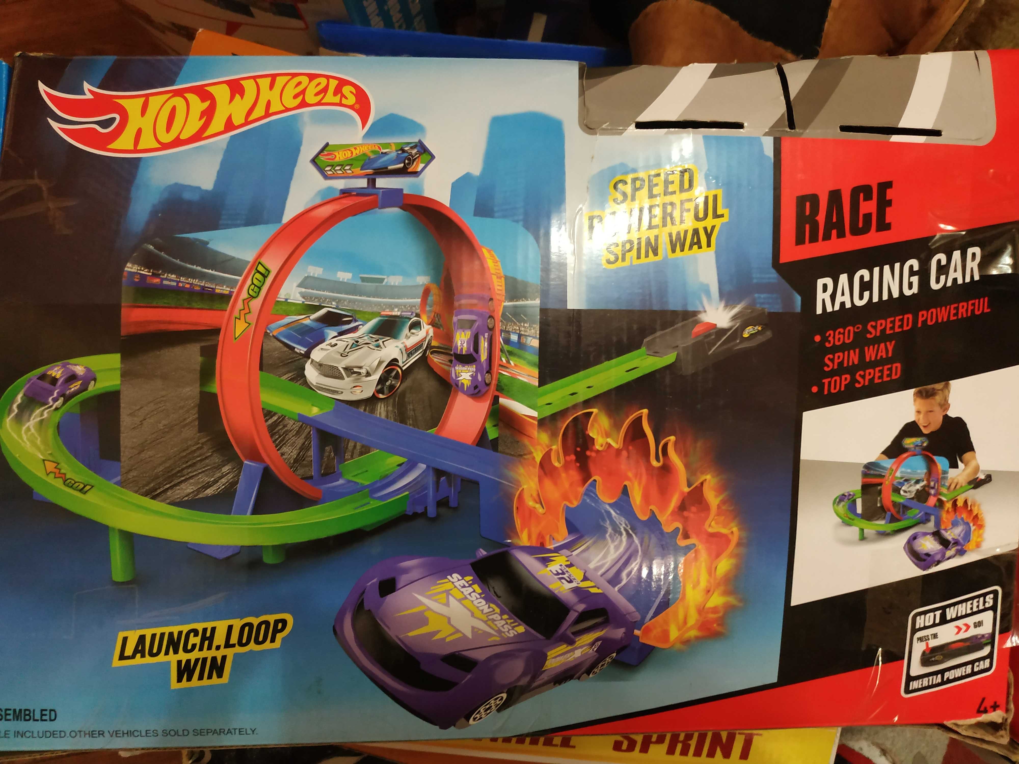 Продам игру HotWheels speed powerful spin way б/у