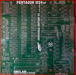 ZX SPECTRUM - Печатная плата Pentagon-1024ZP - Crocodile Edition v2